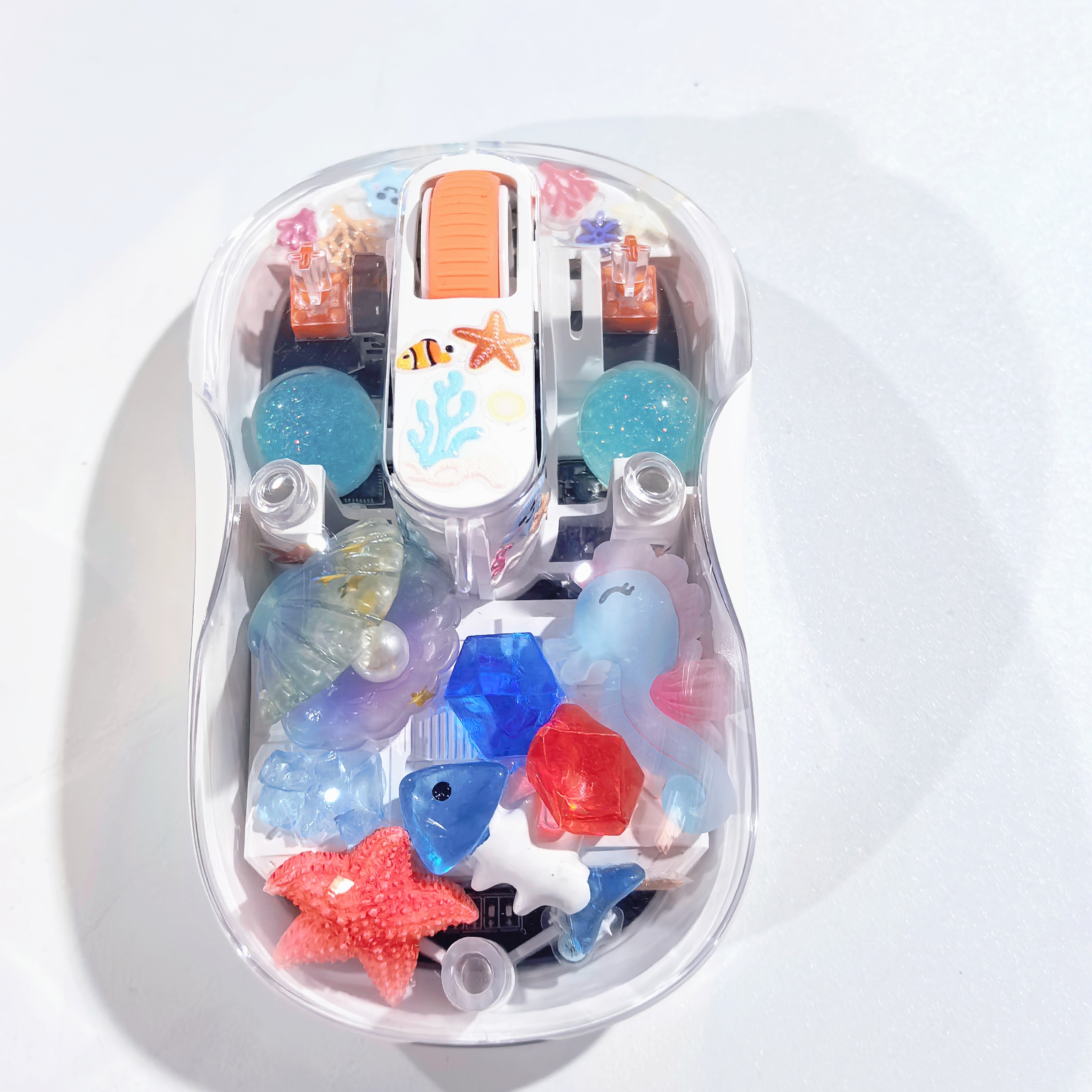 Whale/Starfish Handmade Transp - Keyboard Gaming Transparent avaliação e preço